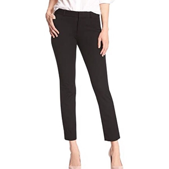 Banana Republic Sloan Black Office Pants BRAND NEW - Picture 2 of 7